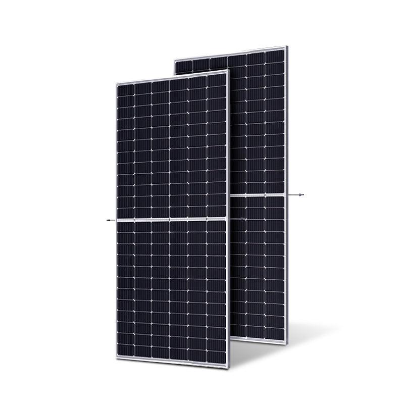 PERC double-sided A-grade 166mm solar panel 370~455w 9BB solar panel double-layer glass