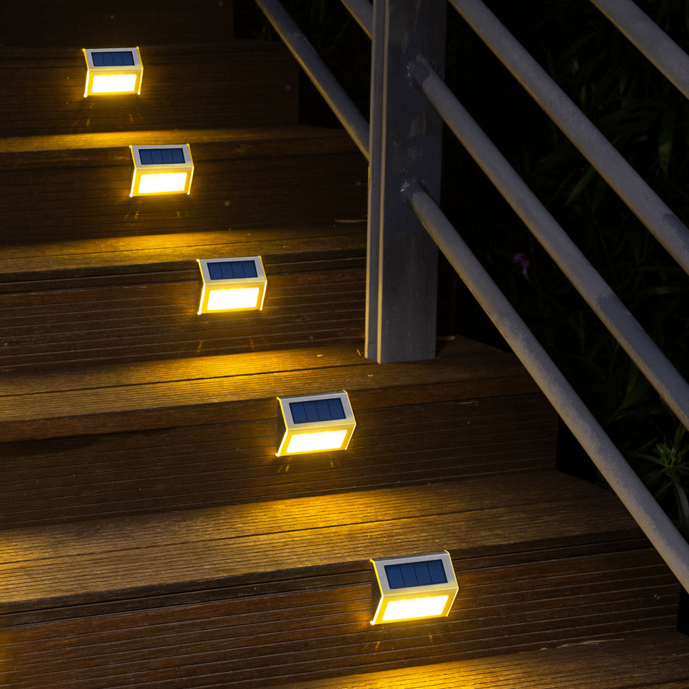 Solar Stair LED Lamp Home Light, For Step Stairs Yard Pathway Garden Garage