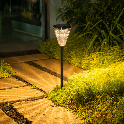 Lumière solaire de cour extérieure de lumière de persienne, éclairage de villa de luminosité élevée, jardin paysager, décoration de sol, lumière de pelouse contrôlée par la lumière