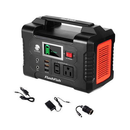 200W Portable Power Station,40800mAh Solar Generator with 110V AC Outlet/2 DC Ports/3 USB Ports, Backup Battery Pack Power Supply for CPAP Outdoor Advanture Load Trip Camping Emergency