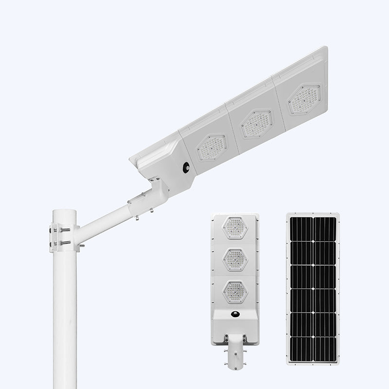 Illustration of Solar Street Light Pole Installation