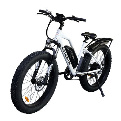 750W AOSTIRMOTOR S07-G Electric Bike, 48V Battery, 26" Fat Tires, Shimano 7-Speed