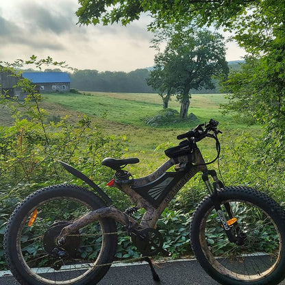 1500W AOSTIRMOTOR S18 Electric Bike, 48V Battery, 26" Fat Tires, Shimano 7-Speed