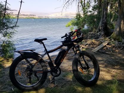 750W AOSTIRMOTOR S07-B Electric Bike, 48V Battery, 26" Fat Tires, Shimano 7-Speed