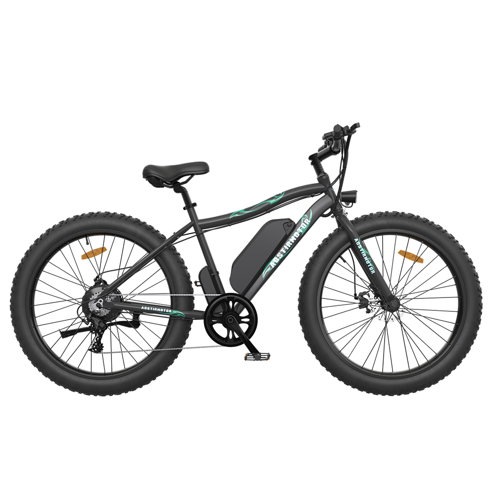 500W Electric Fat Tire Bike for Off-Road, 26" Anti-Skid Tires, 36V Battery