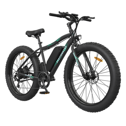 500W Electric Fat Tire Bike for Off-Road, 26" Anti-Skid Tires, 36V Battery