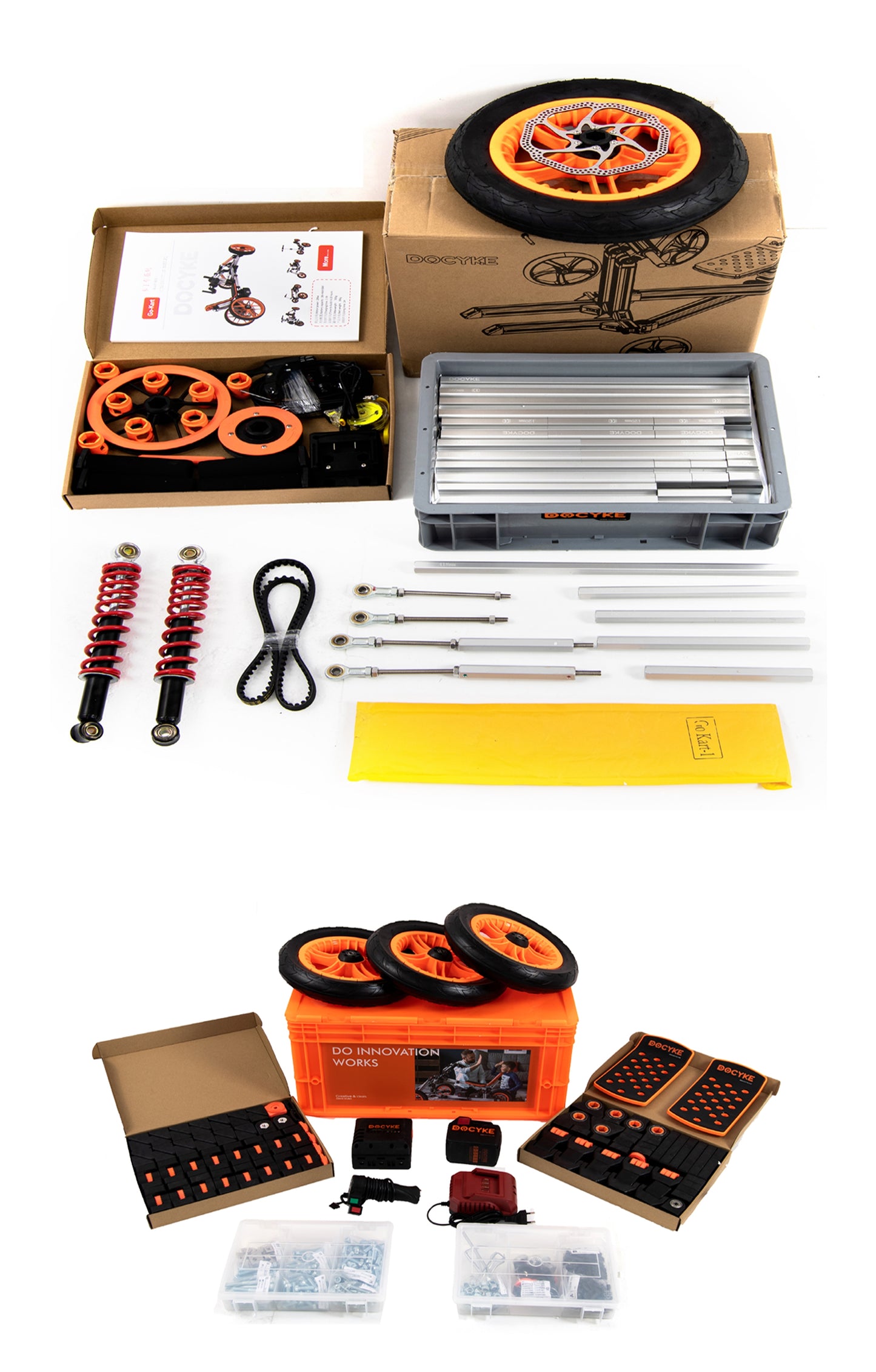 Modular Electric Toy Kit for Kids, 500W Motor, 18V Battery, Eco-Friendly Materials