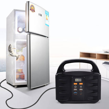 Portable power motor is powering refrigerators