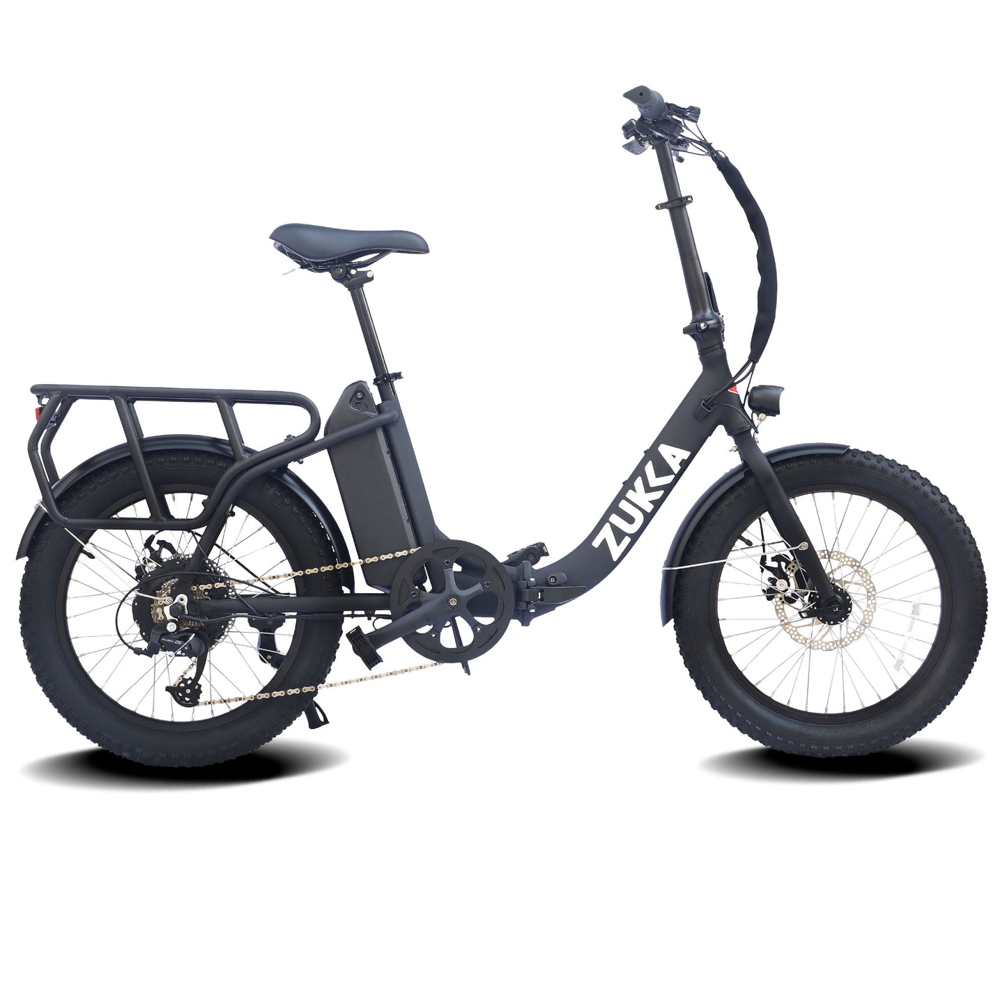 500W Foldable Electric Bike, 48V Battery, 20" WANDA Tires, Microshift 7-Speed