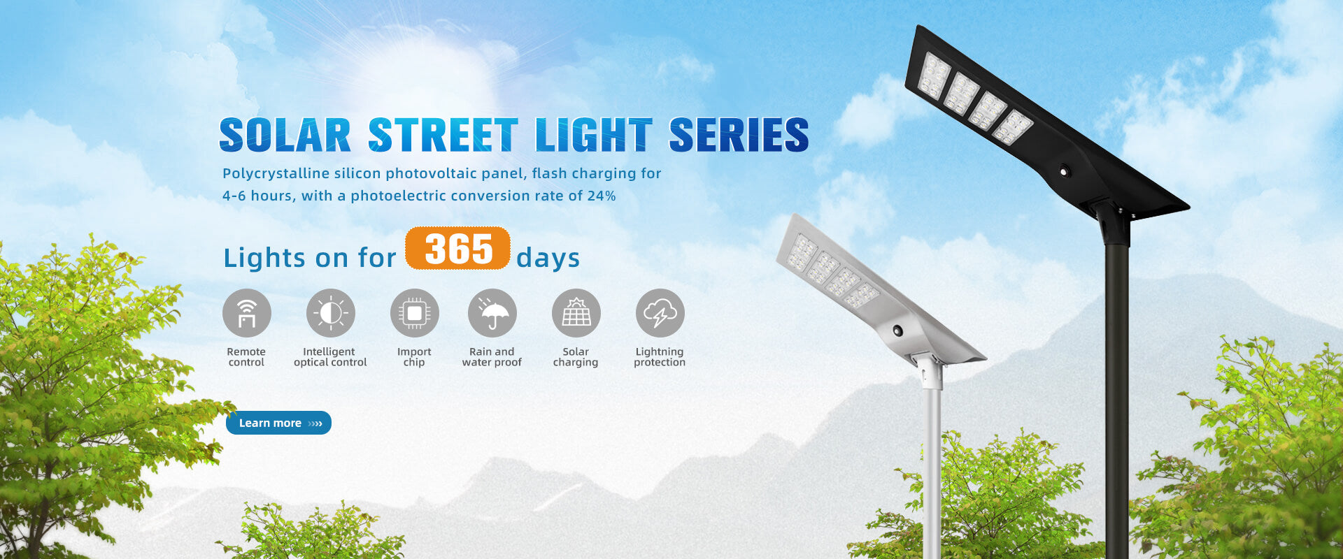 Solar Street Light - Efficient Outdoor Lighting Powered by Solar Energy