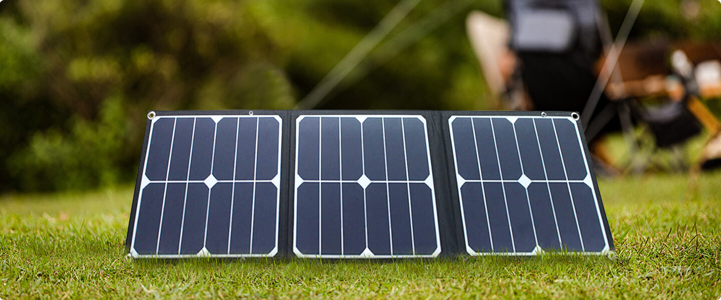 Outdoor deployment using solar panels