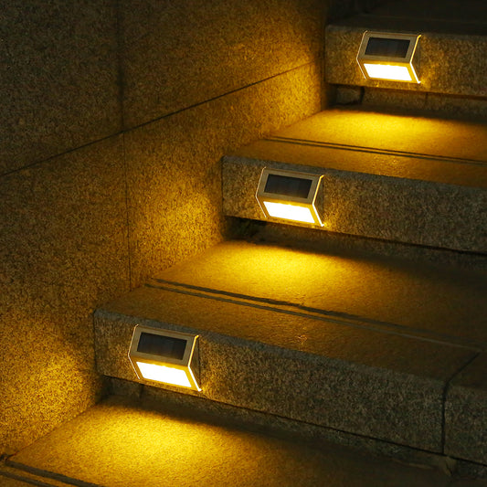 Solar-Treppen-LED-Lampe für Zuhause, für Stufen, Treppen, Hof, Weg, Garten, Garage