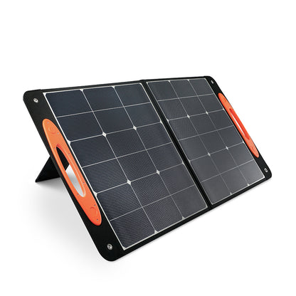 Hocheffizientes tragbares Einkristall-Solarpanel mit 100 W für Reisen und Erkundungen im Freien