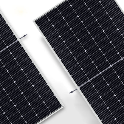 PERC double-sided A-grade 166mm solar panel 370~455w 9BB solar panel double-layer glass