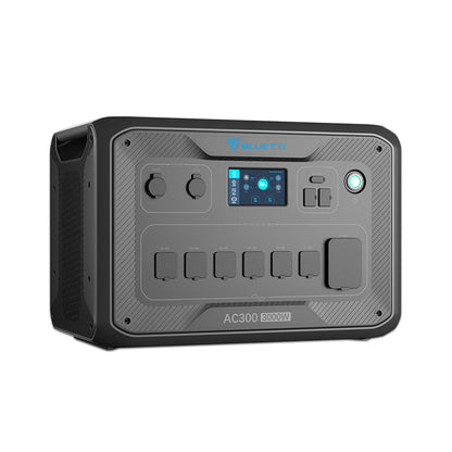 BLUETTI Portable Power Station AC300 + 1*B300 , Home Battery Backup ,Solar Generator for Outdoor Camping, Home Use, Emergency
