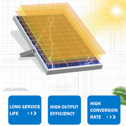 Tragbare Solarleuchte, wasserdicht, IP65, für den Außenbereich, 25 W, 40 W, 60 W, 100 W, 200 W, LED-Solar-Garten-Flutlampe