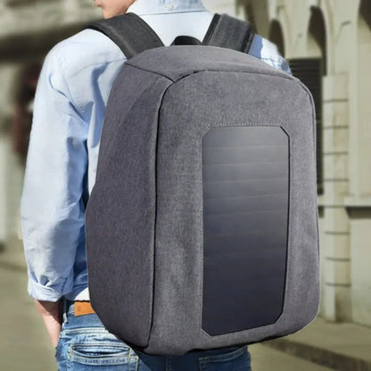 حقيبة كمبيوتر تعمل بالطاقة الشمسية ضد السرقة