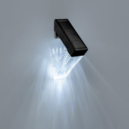 Panneau solaire LED imperméable de contrôle Intelligent de lumière d'iceberg solaire pour la cour de plate-forme de voie de jardin 4 pièces