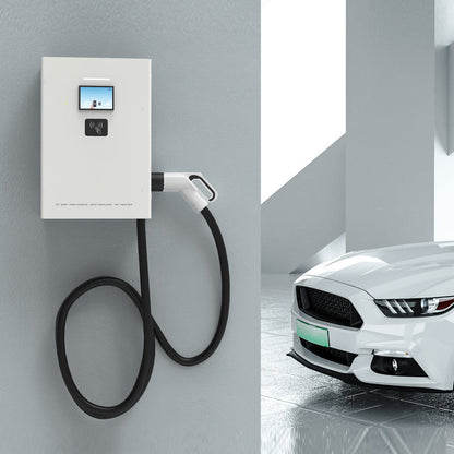 Wandmontiertes Schnellladegerät für Elektroautos 20 kW 30 kW CCS Chademo DC EV-Ladestation zum Laden von Elektroautos