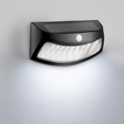 Solar-Smiley-LED-Wandleuchte mit menschlichem Körpersensor / Lichtsensor-Außenbeleuchtung, Hofdekoration